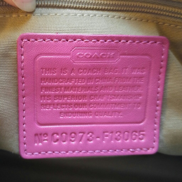 Coach Hampton pink purse. - Picture 6 of 8